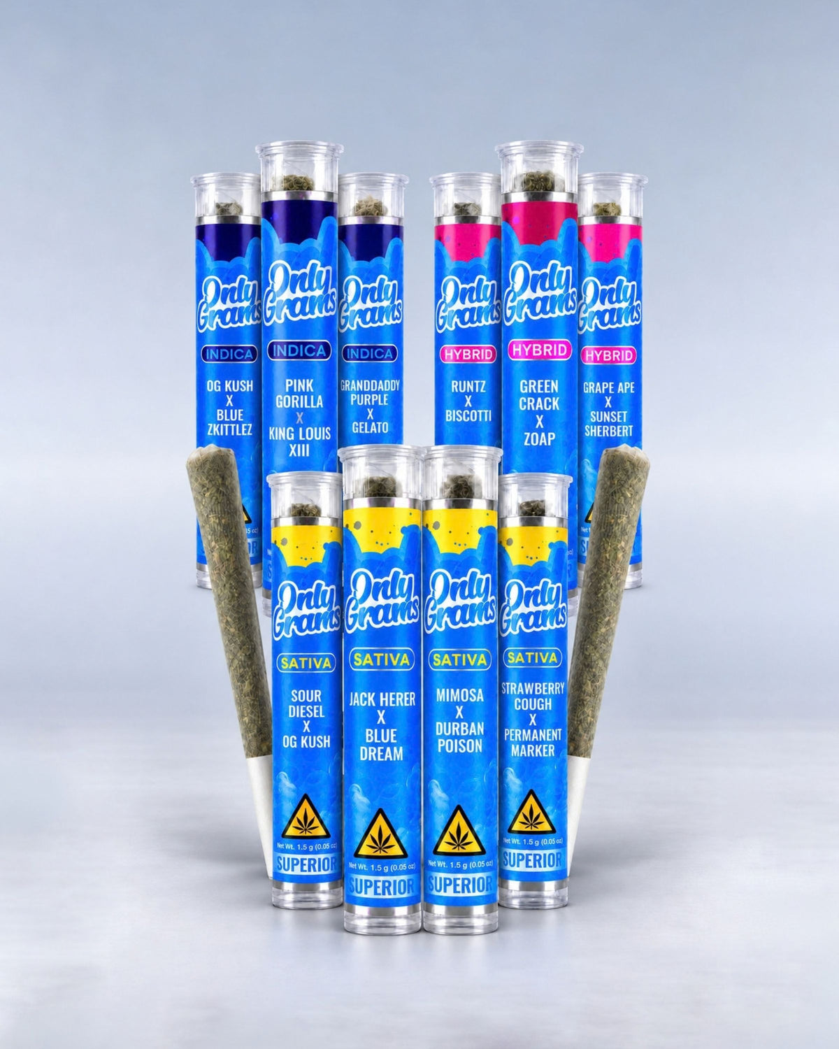 Single Preroll Probierset - 50% Superior