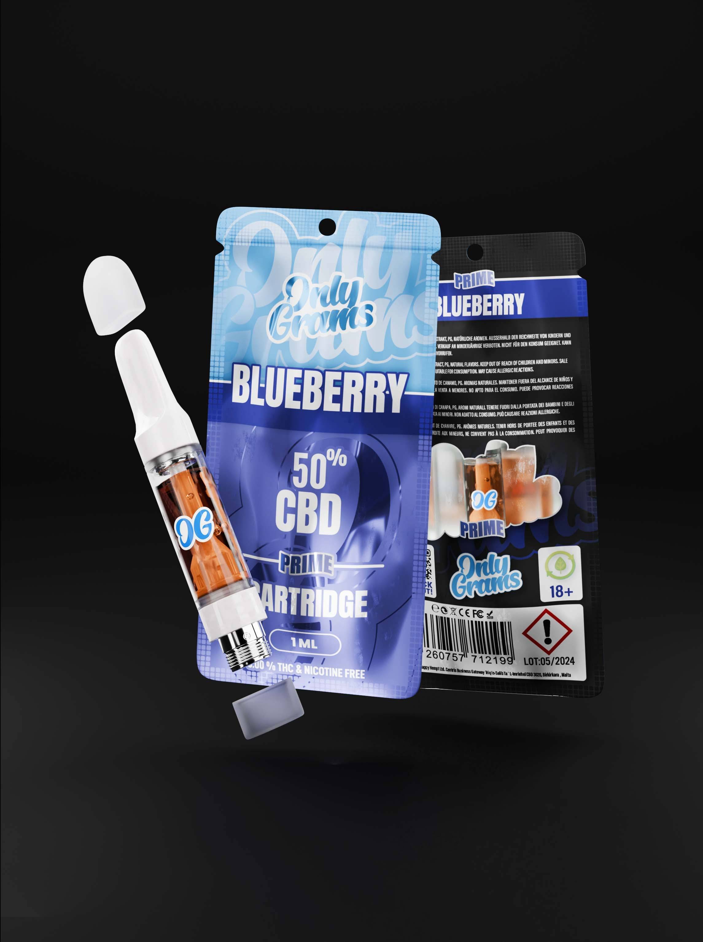 Blueberry CBD Kartusche - OnlyGrams