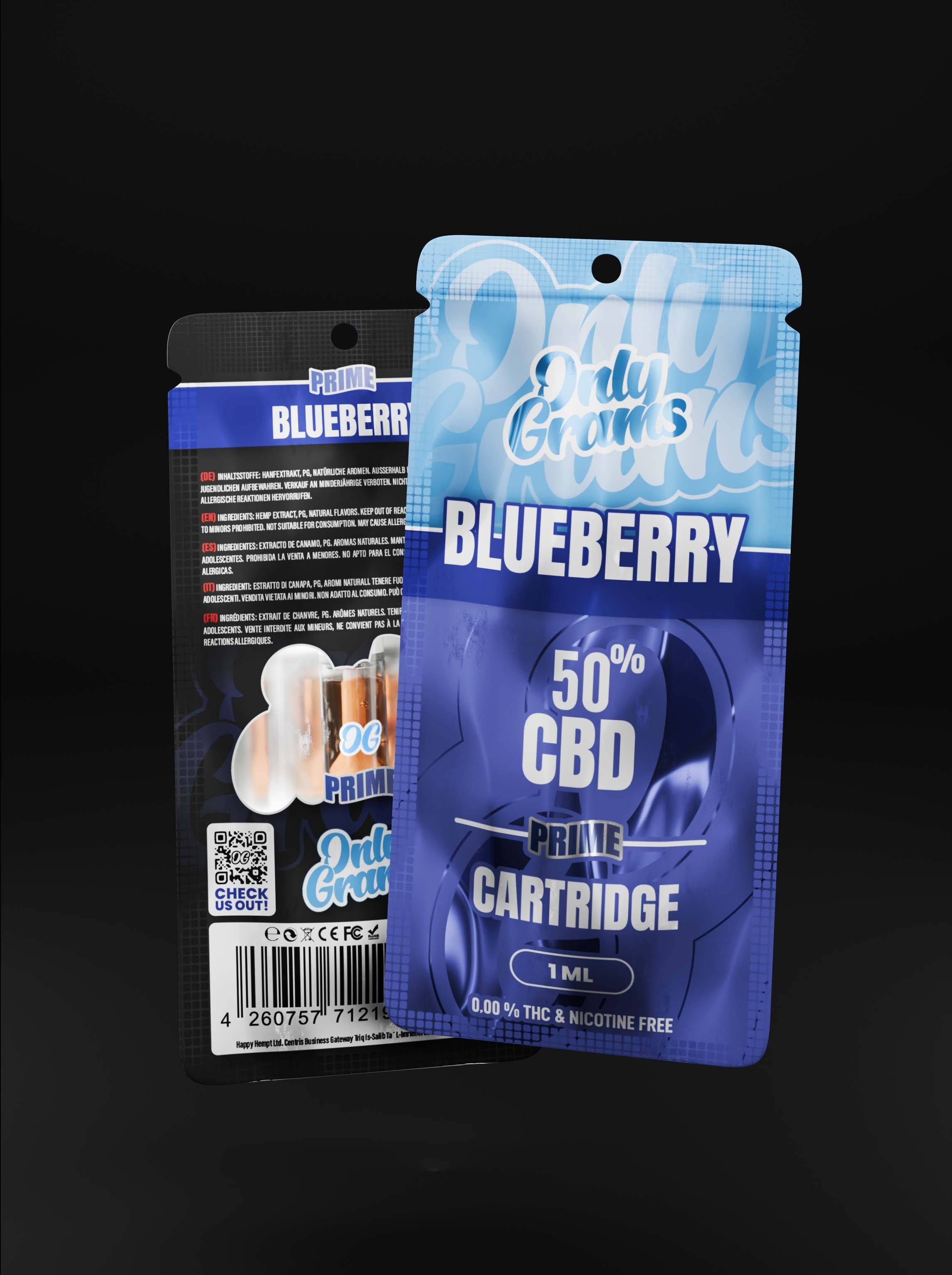 Blueberry CBD Kartusche - OnlyGrams