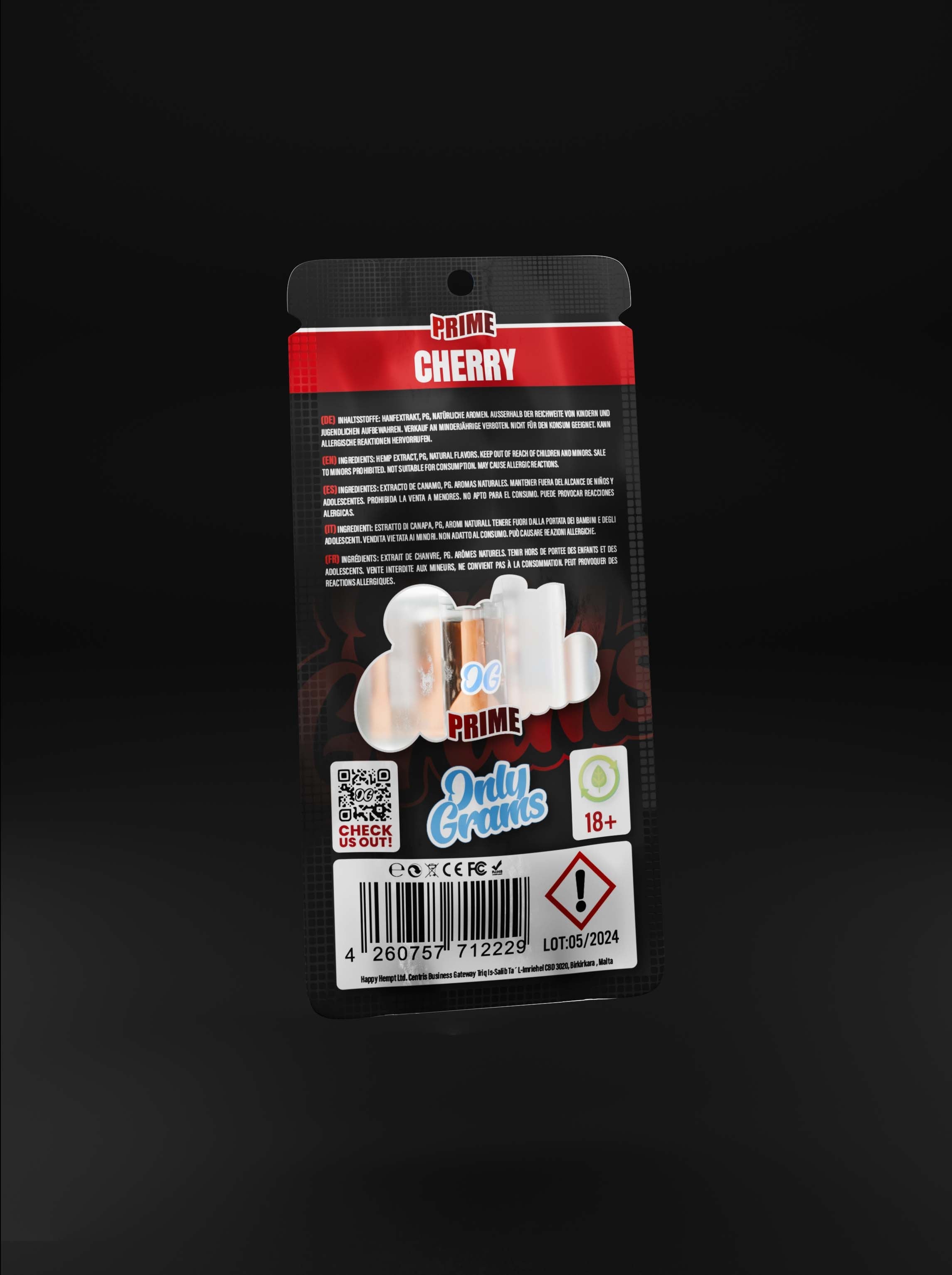 Cherry CBD Kartusche - OnlyGrams