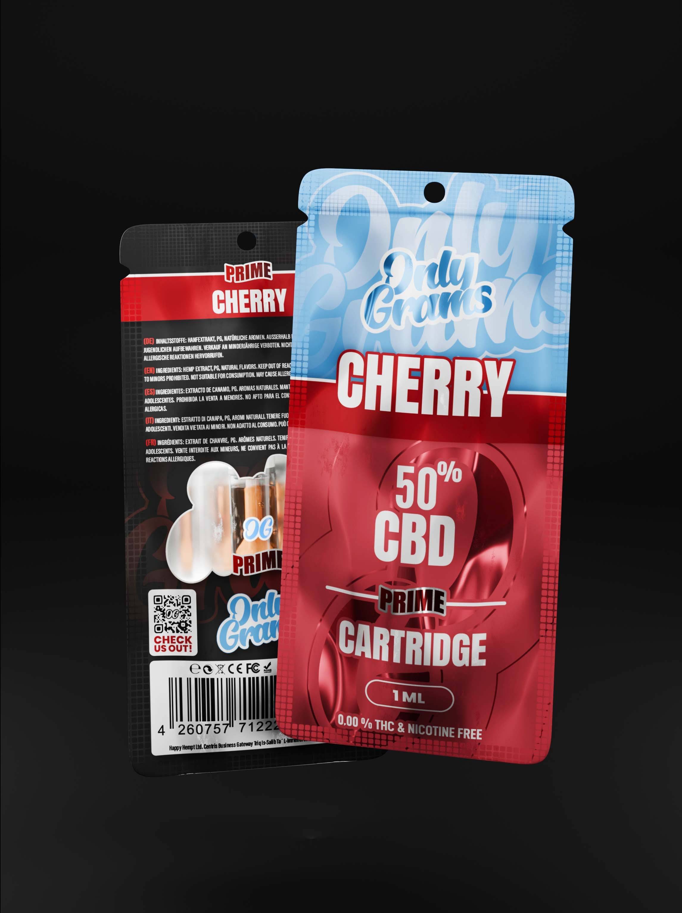 Cherry CBD Kartusche - OnlyGrams