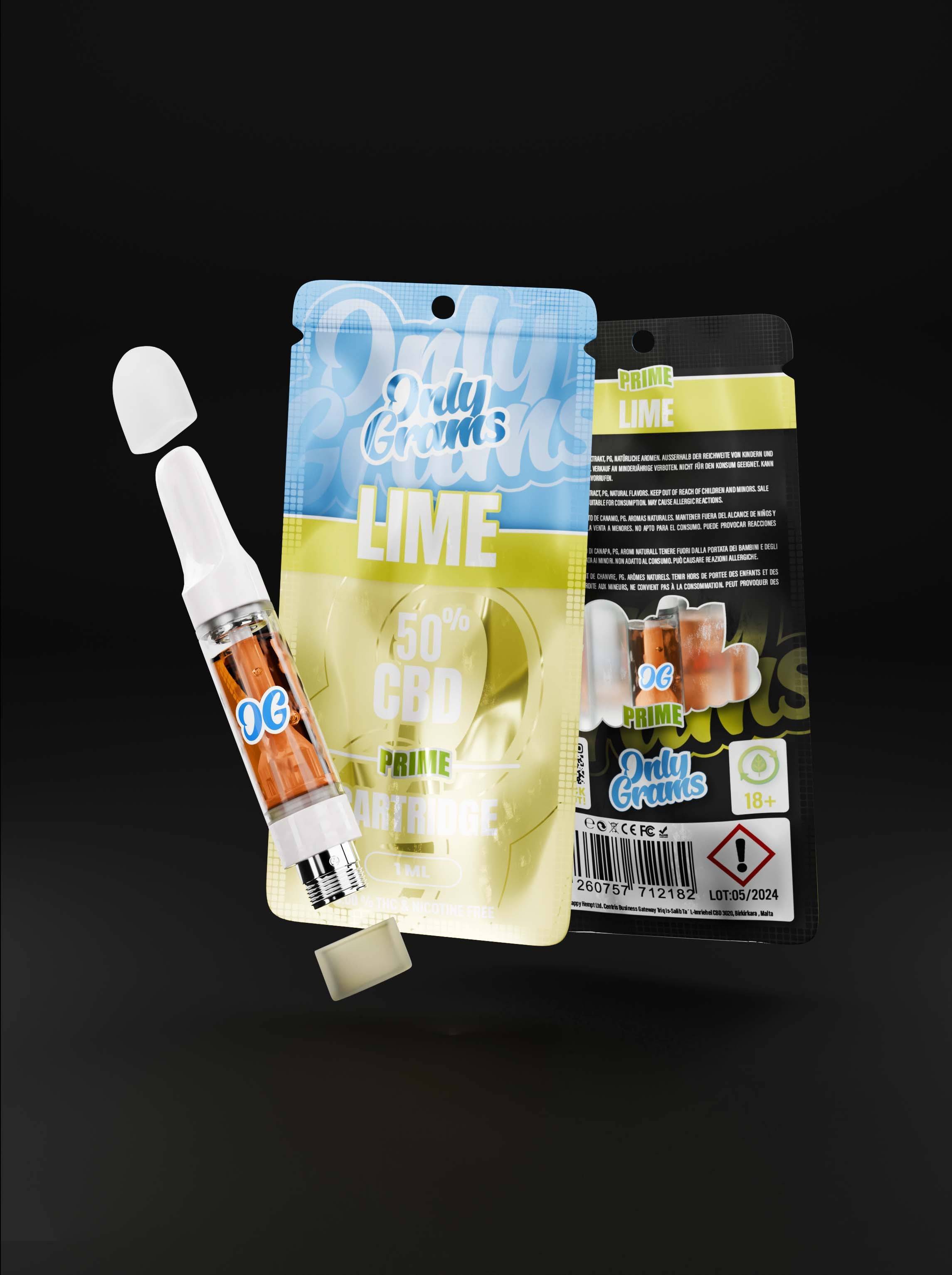 Lime CBD Kartusche - OnlyGrams