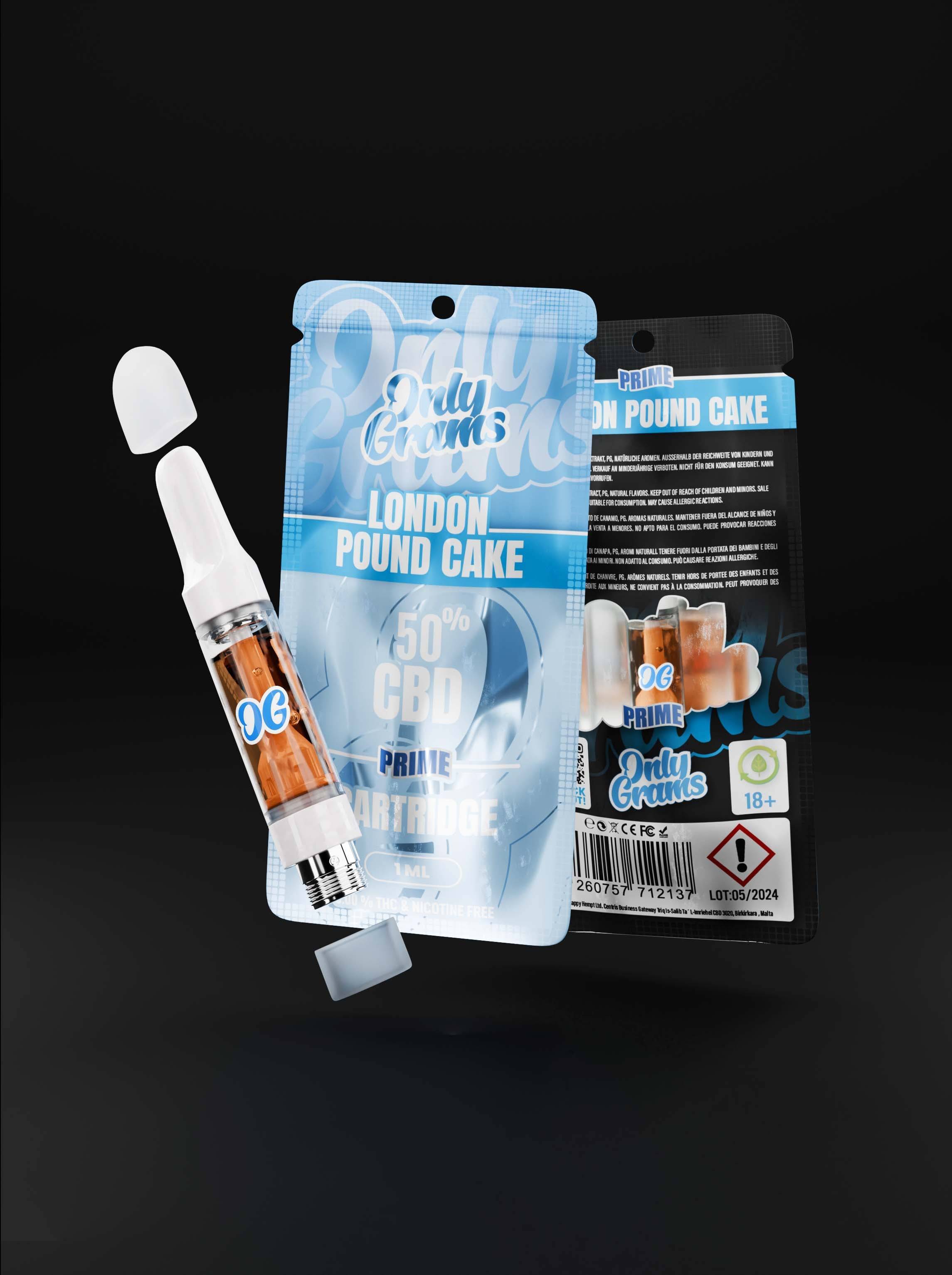 London Pound Cake CBD Kartusche - OnlyGrams