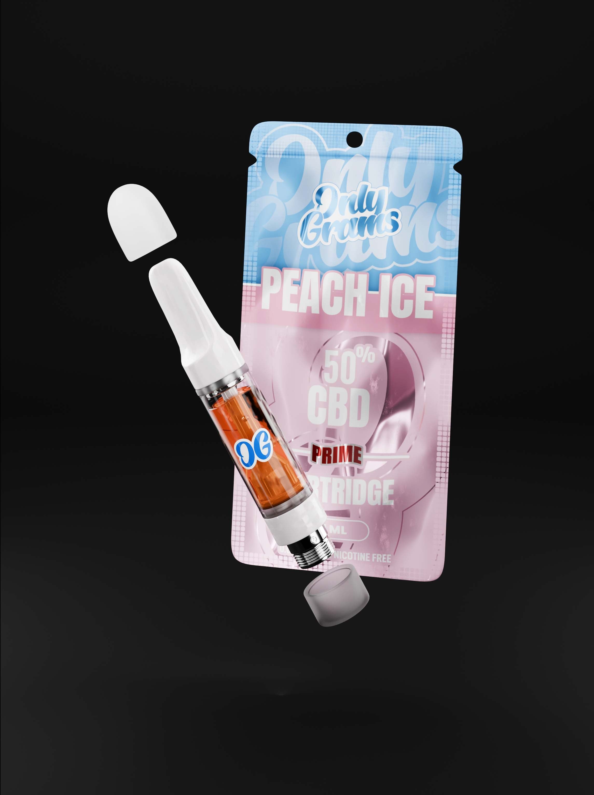 Peach Ice CBD Kartusche - OnlyGrams