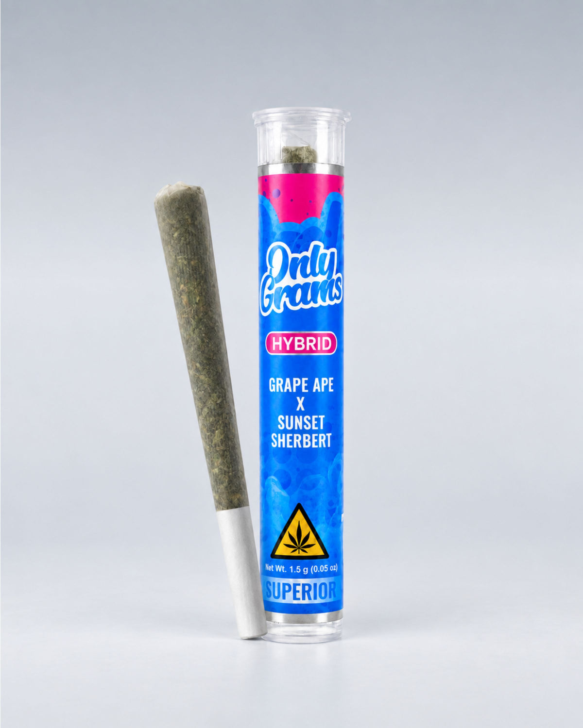 Superior Pre-Roll 50% - Grape Ape x Sunset Sherbert 1,5g