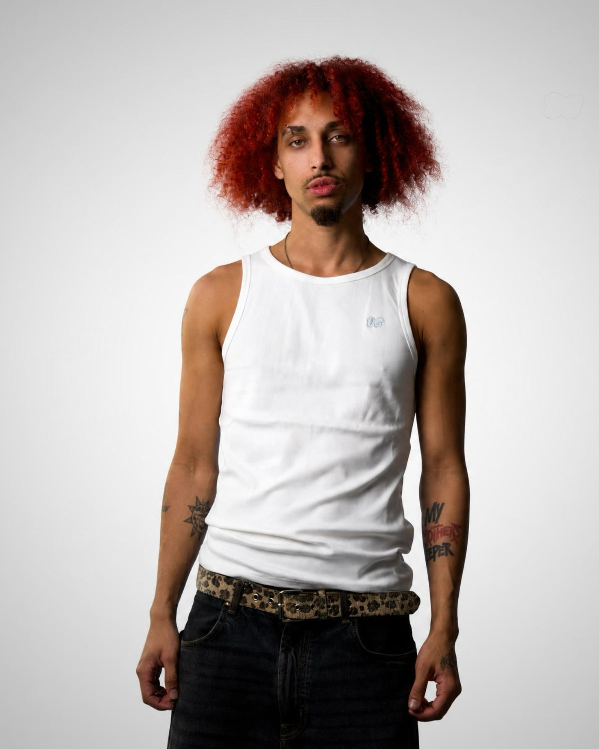 Slim Fit Tanktop – Weiß