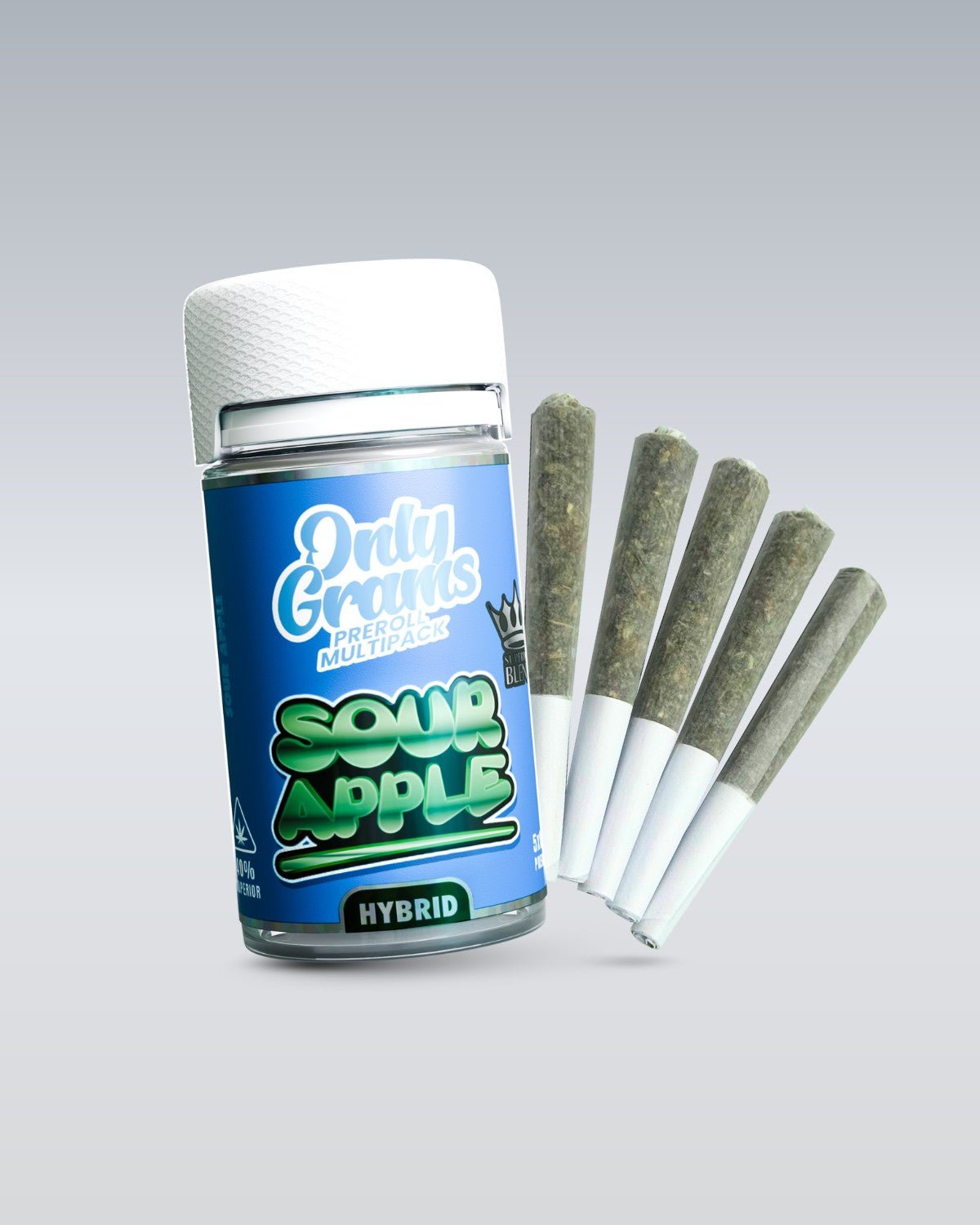 Superior PreRoll 40% - Sour Apple 3g | OnlyGrams