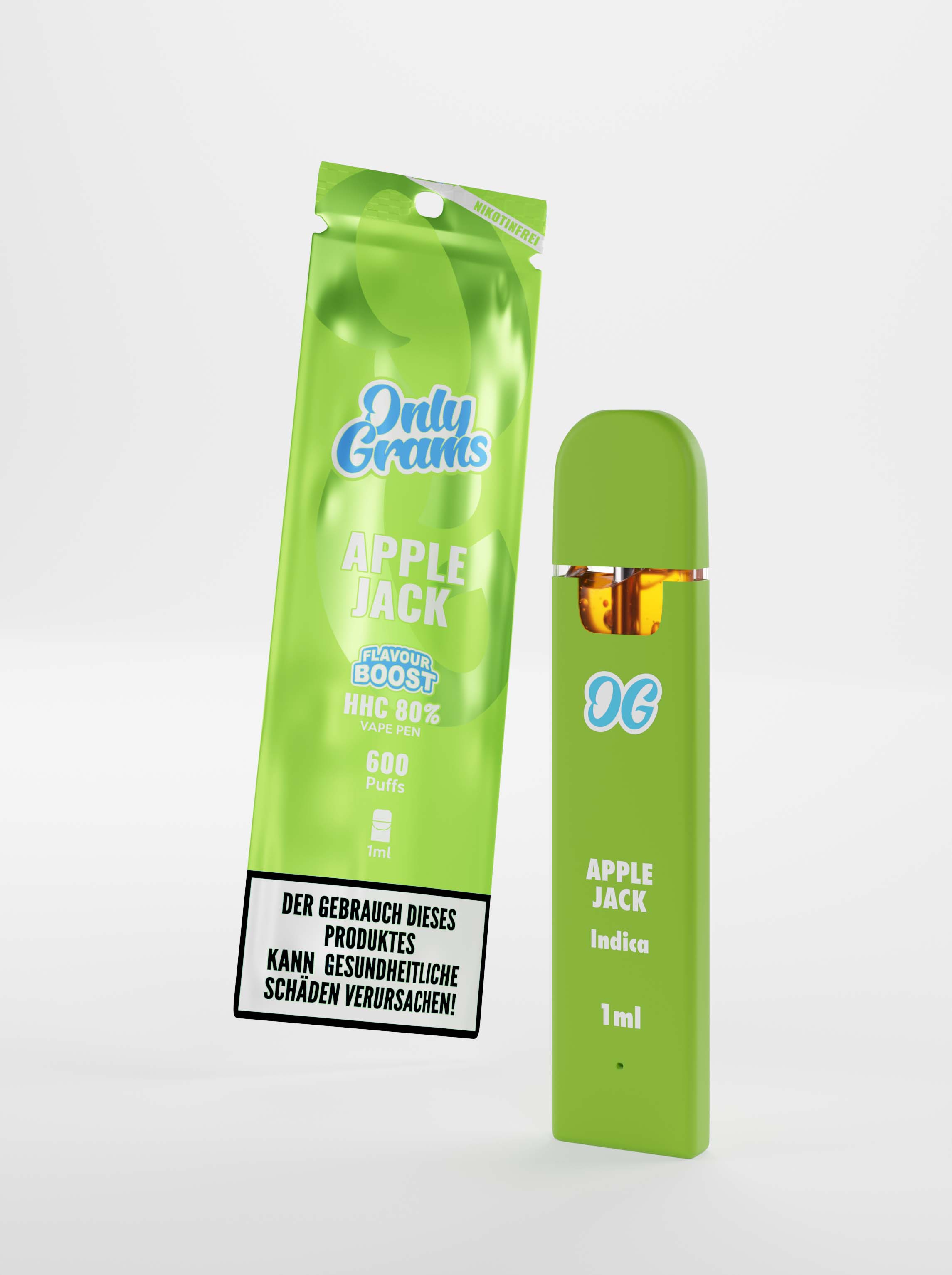 HHC Vape Disposable | Apple Jack (Indica) | Flavor boost