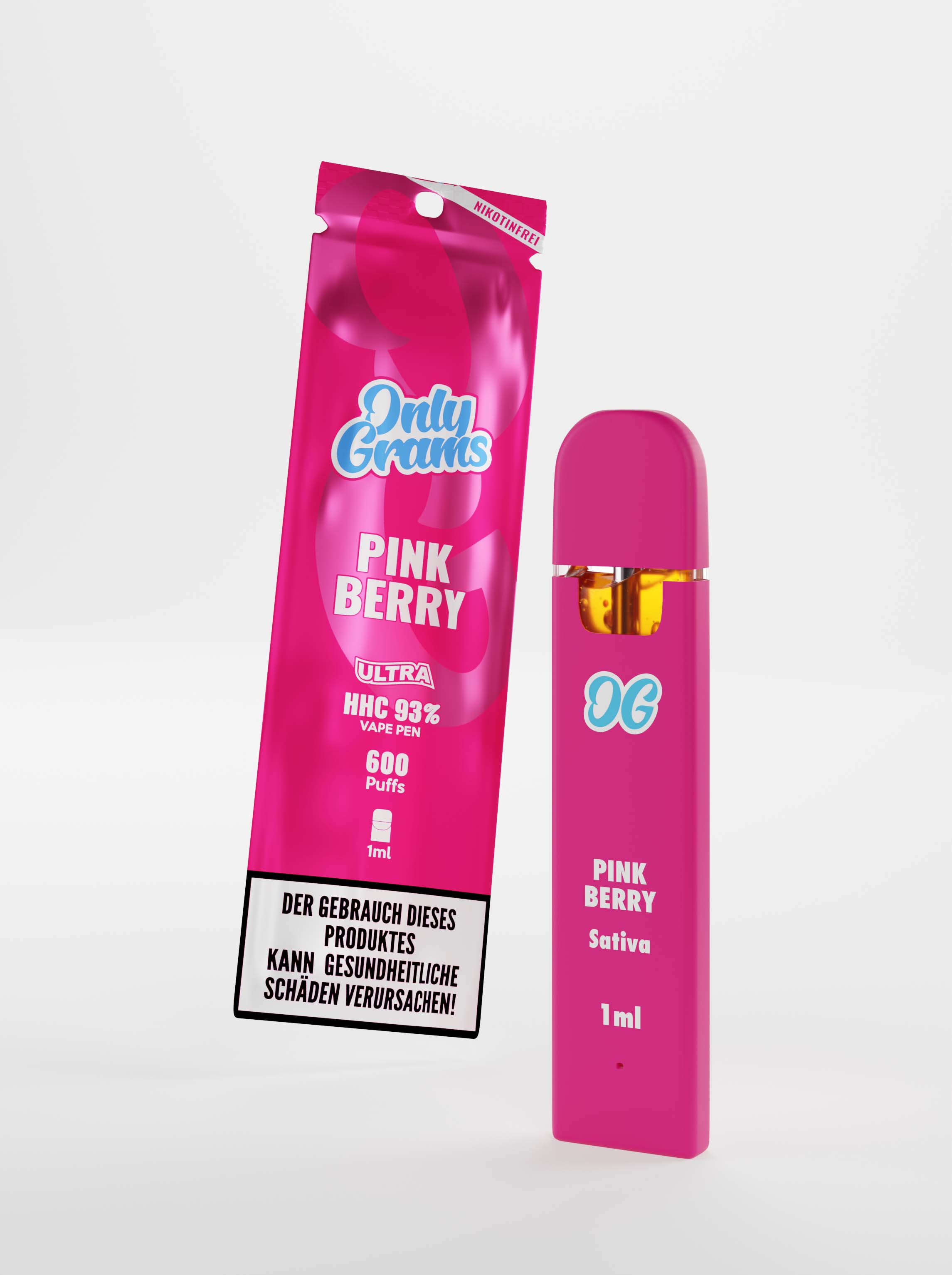HHC Vape Disposable 80% Pink Berry (Sativa)