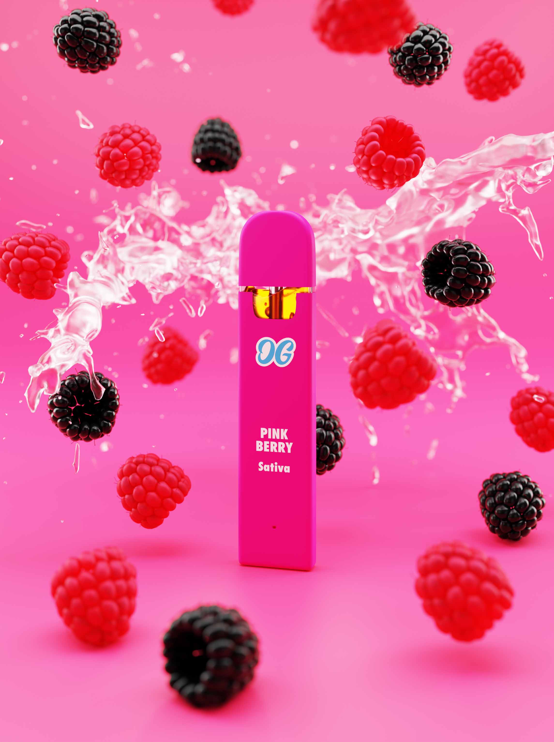 HHC Vape Einweg | Pink Berry (Sativa) | Flavourboost