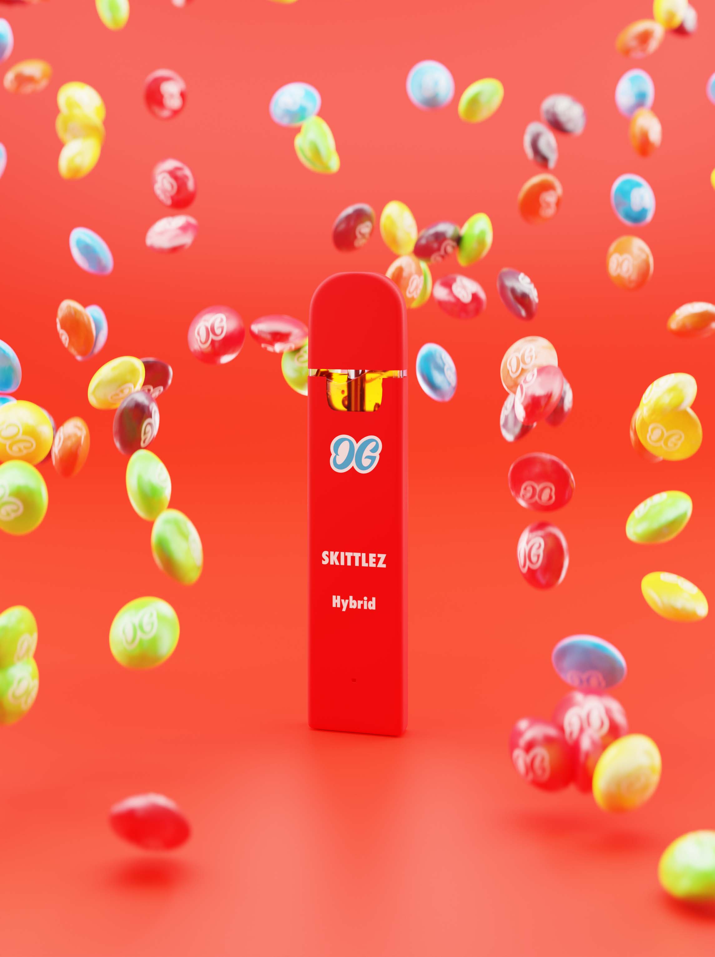 HHC Vape Einweg | Skittlez (Hybrid) | Flavourboost