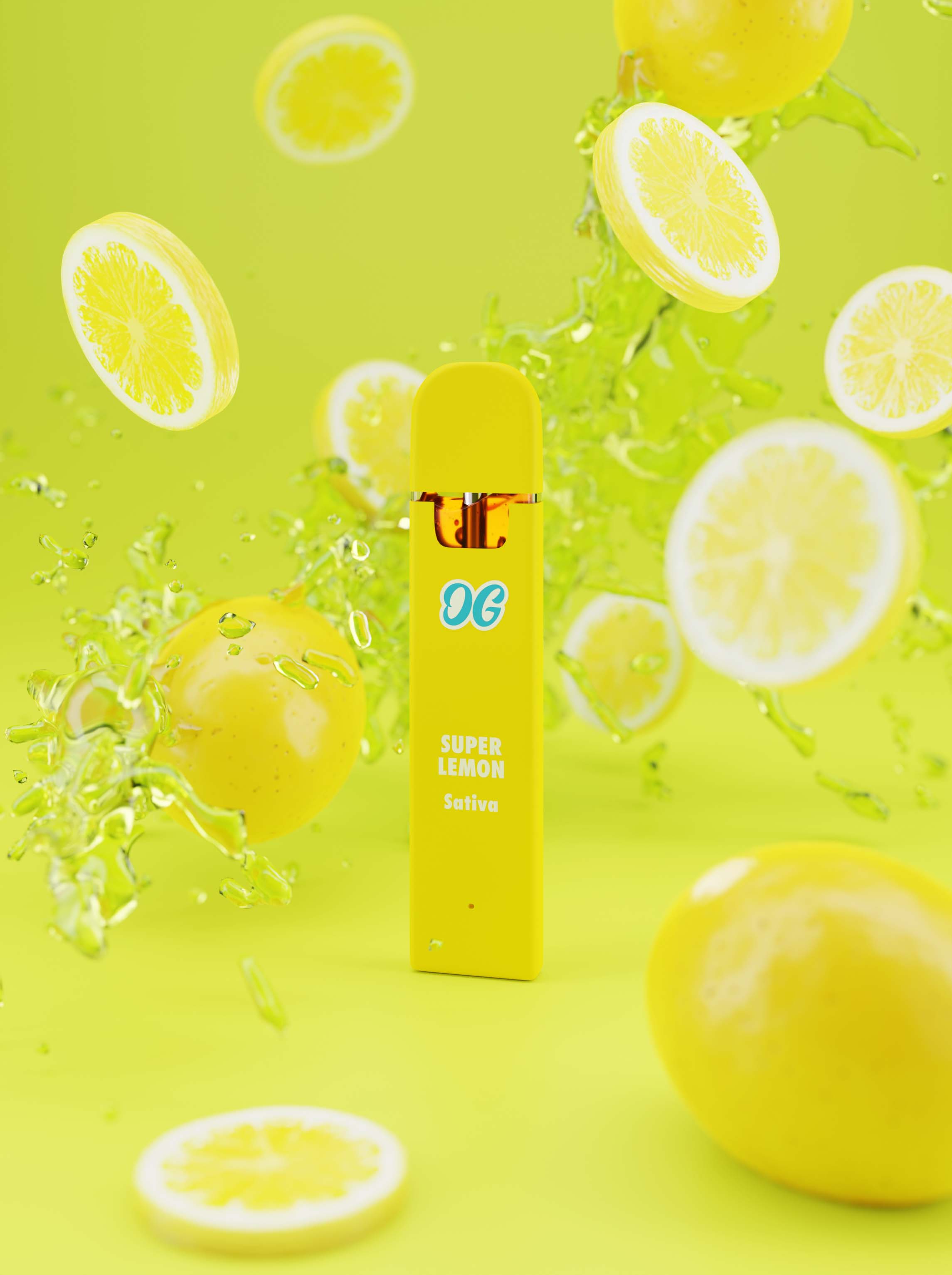 HHC Vape Disposable | Super Lemon (Sativa) | Flavor boost