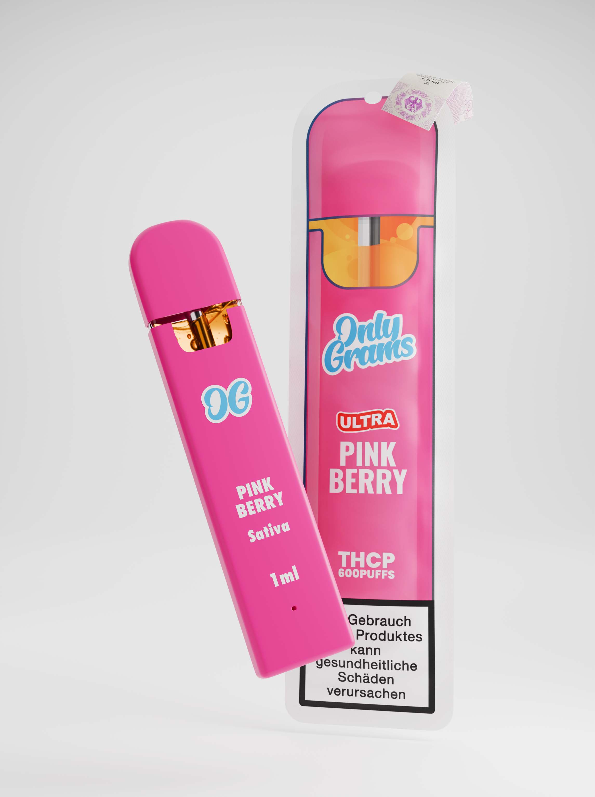 THCP Vape Disposable | Pink Berry (Sativa) | Ultra