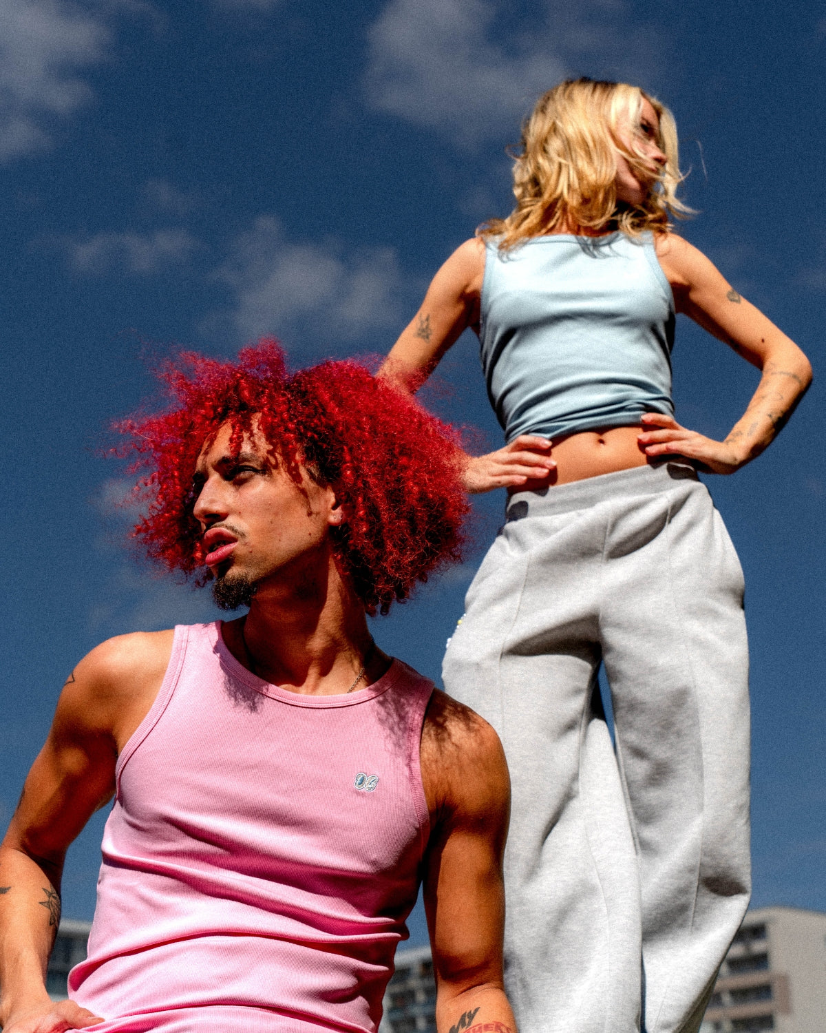 Slim Fit Tanktop – Rosa