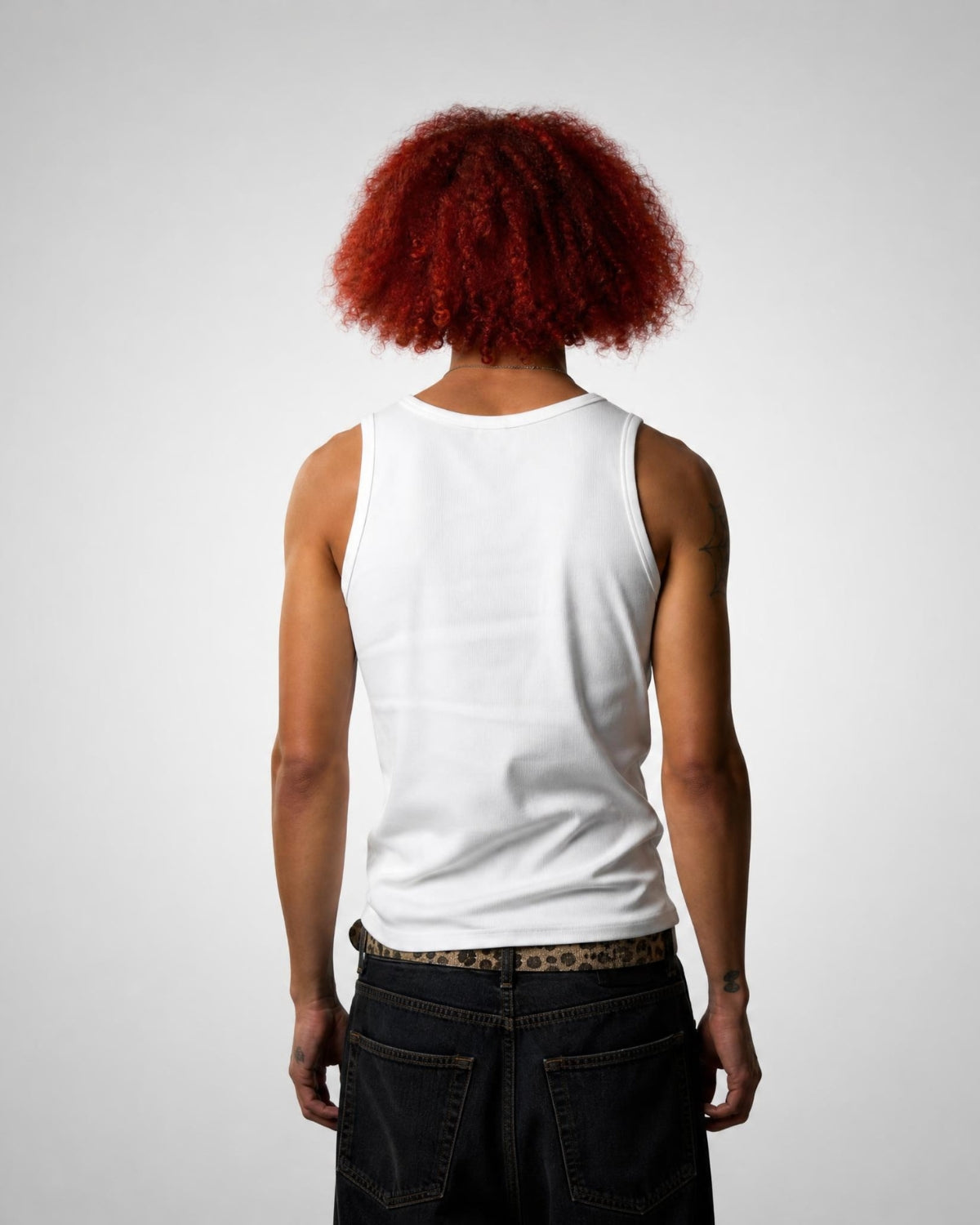 Slim Fit Tanktop – Weiß