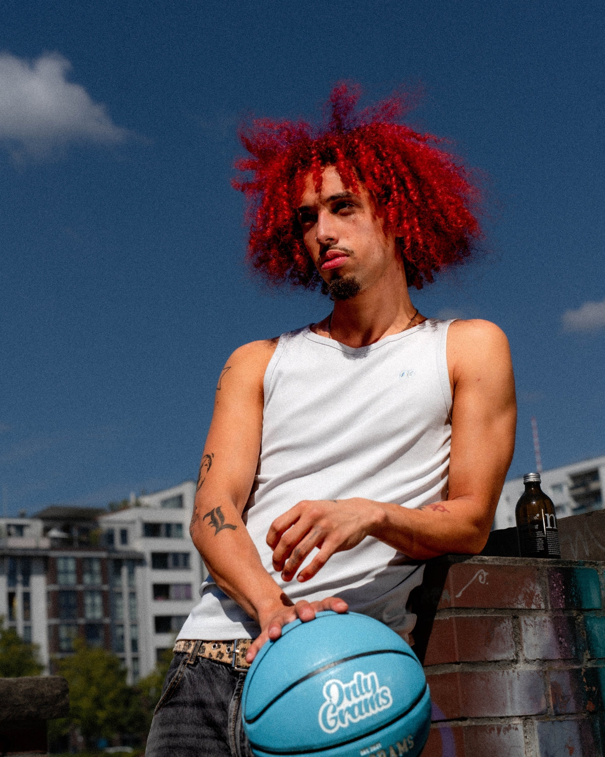 Slim Fit Tanktop – Weiß