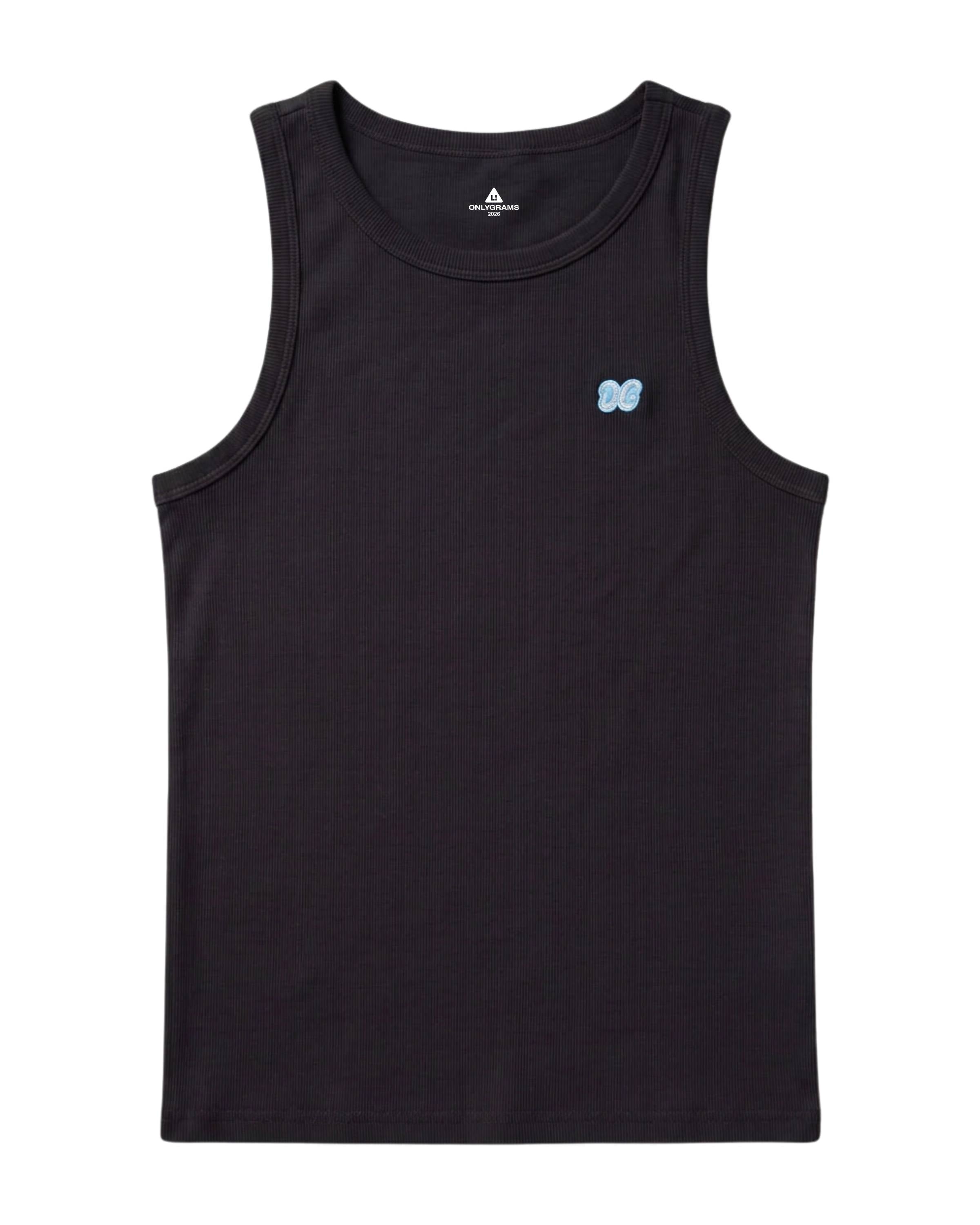 Slim Fit Tanktop – Schwarz